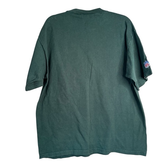 VTG 90s Logo Athletic Green Bay Packer Embroidered NFL Football T Shirt M - Picture 5 of 8